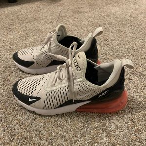Nike 270 great condition cream/black/salmon size 6Y